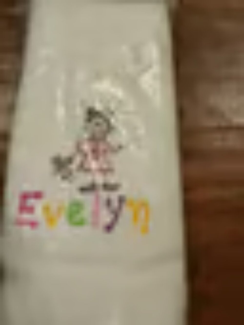 monogrammed towel